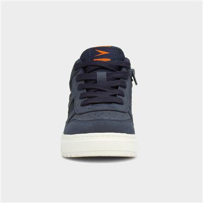 Richie Kids Navy Lace Up Trainer