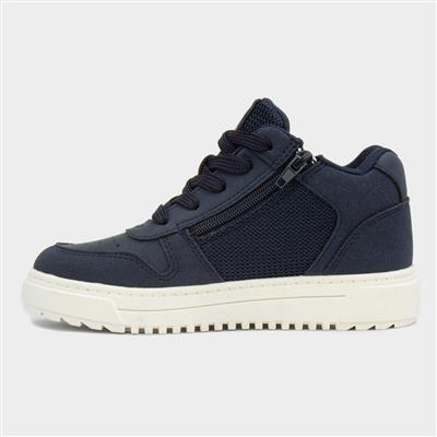 Richie Kids Navy Lace Up Trainer