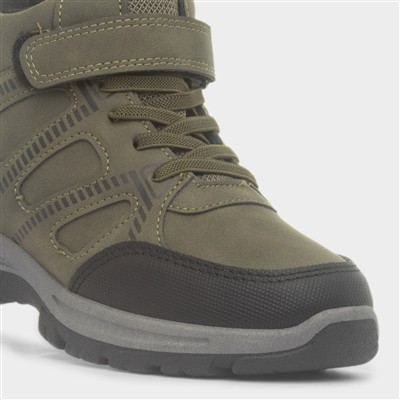 Snowdonia Boys Khaki Ankle Boot
