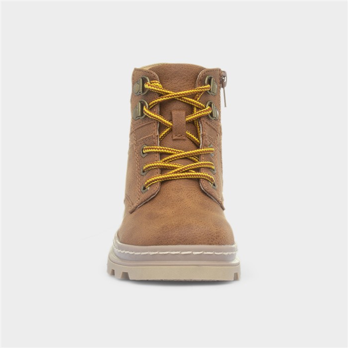 Pete Boys Tan Ankle Boot