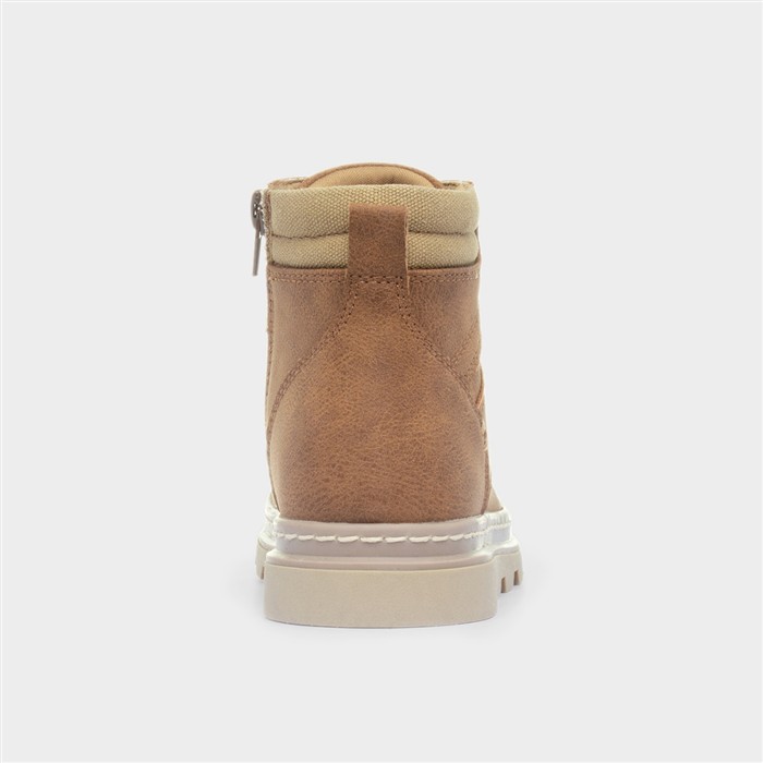 Pete Boys Tan Ankle Boot