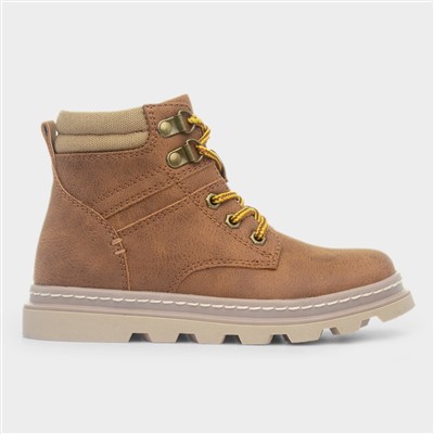 Pete Boys Tan Ankle Boot
