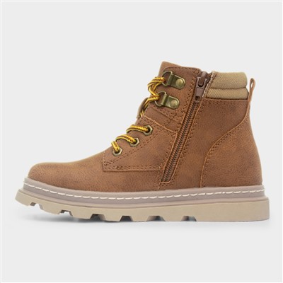 Pete Boys Tan Ankle Boot