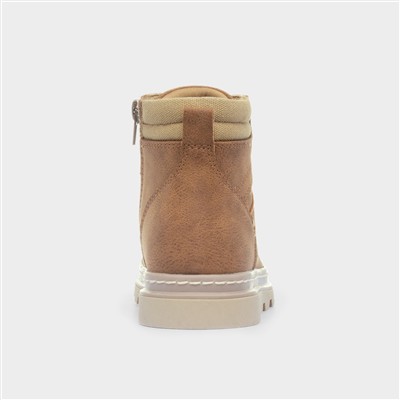 Pete Boys Tan Ankle Boot