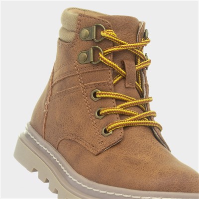 Pete Boys Tan Ankle Boot