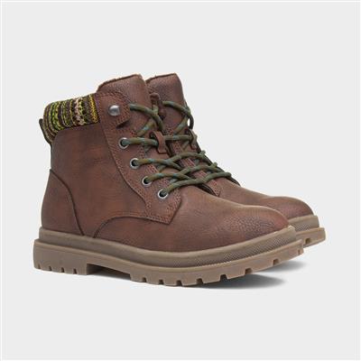Arthur Kids Brown Zip Up Boot
