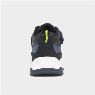Mo Boys Navy Easy Fasten Boot