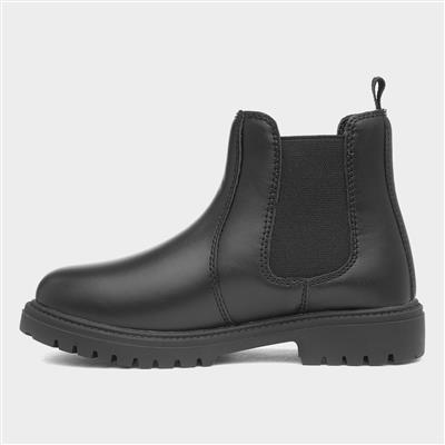 Paul Boys Black Chelsea Boot