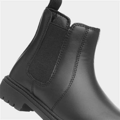 Paul Boys Black Chelsea Boot