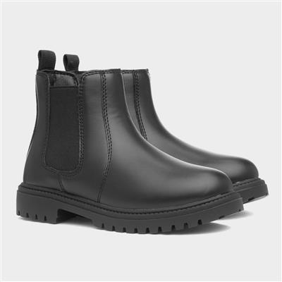 Paul Boys Black Chelsea Boot