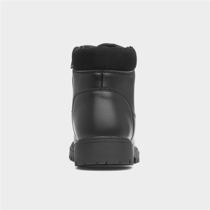Jamie Boys Black Zip Ankle Boot