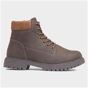 Stone Creek Junior Jamie Boys Brown Zip Ankle Boot (Click For Details)