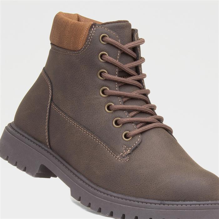 Jamie Boys Brown Zip Ankle Boot