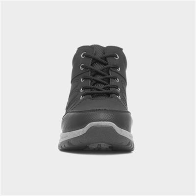 Boys Black Lace Up Boot