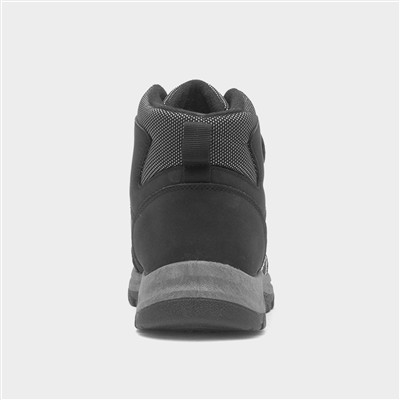 Boys Black Easy Fasten Boot