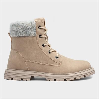 Liv Kids Beige Ankle Boot