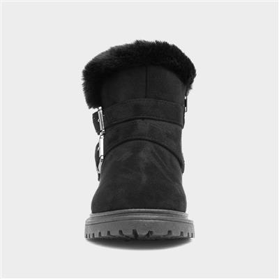 Girls Black Ankle Boot