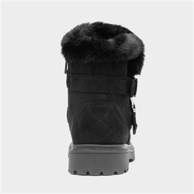 Girls Black Ankle Boot