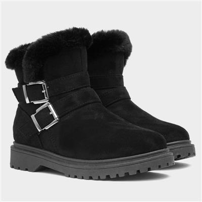 Girls Black Ankle Boot