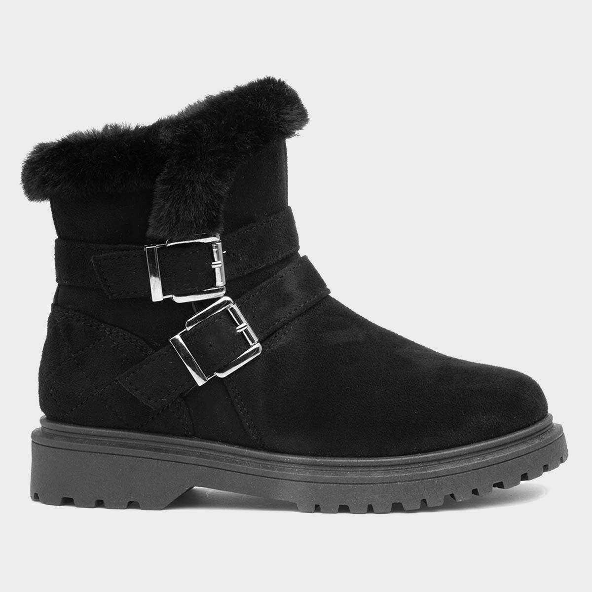 Girls Black Ankle Boot