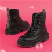 Lilley Junior Joanna Girls Black Zip Up Ankle Boot (Click For Details)