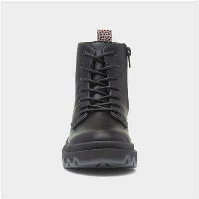 Joanna Girls Black Ankle Boot