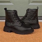 Lilley Junior Jacey Girls Black Lace Up Ankle Boot (Click For Details)