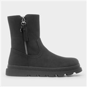 Lilley Junior Jazz Girls Black Zip Up Ankle Boot (Click For Details)