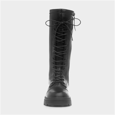 Destiny Girls Black Knee High Boot