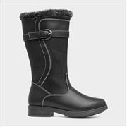 Lilley Caroline Girls Black Calf Boot (Click For Details)