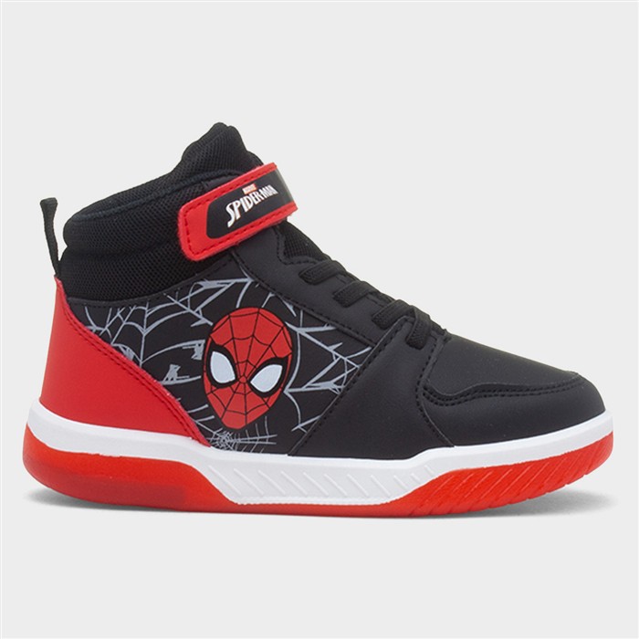 Kids Black Easy Fasten Ankle Boot
