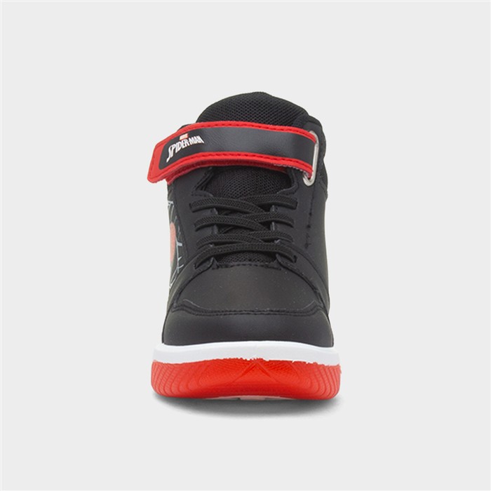 Kids Black Easy Fasten Ankle Boot
