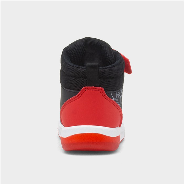 Kids Black Easy Fasten Ankle Boot