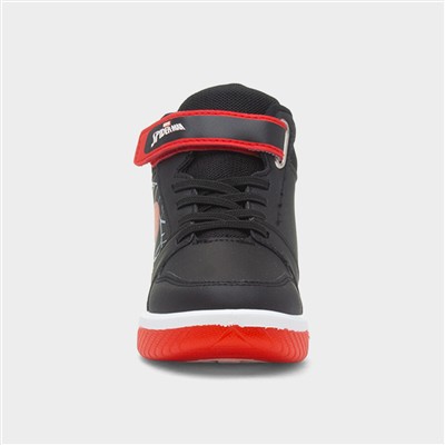 Kids Black Easy Fasten Ankle Boot