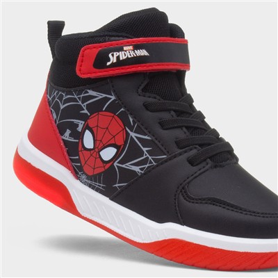 Kids Black Easy Fasten Ankle Boot