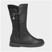 Sprox Girls Black Zip Up Boot (Click For Details)