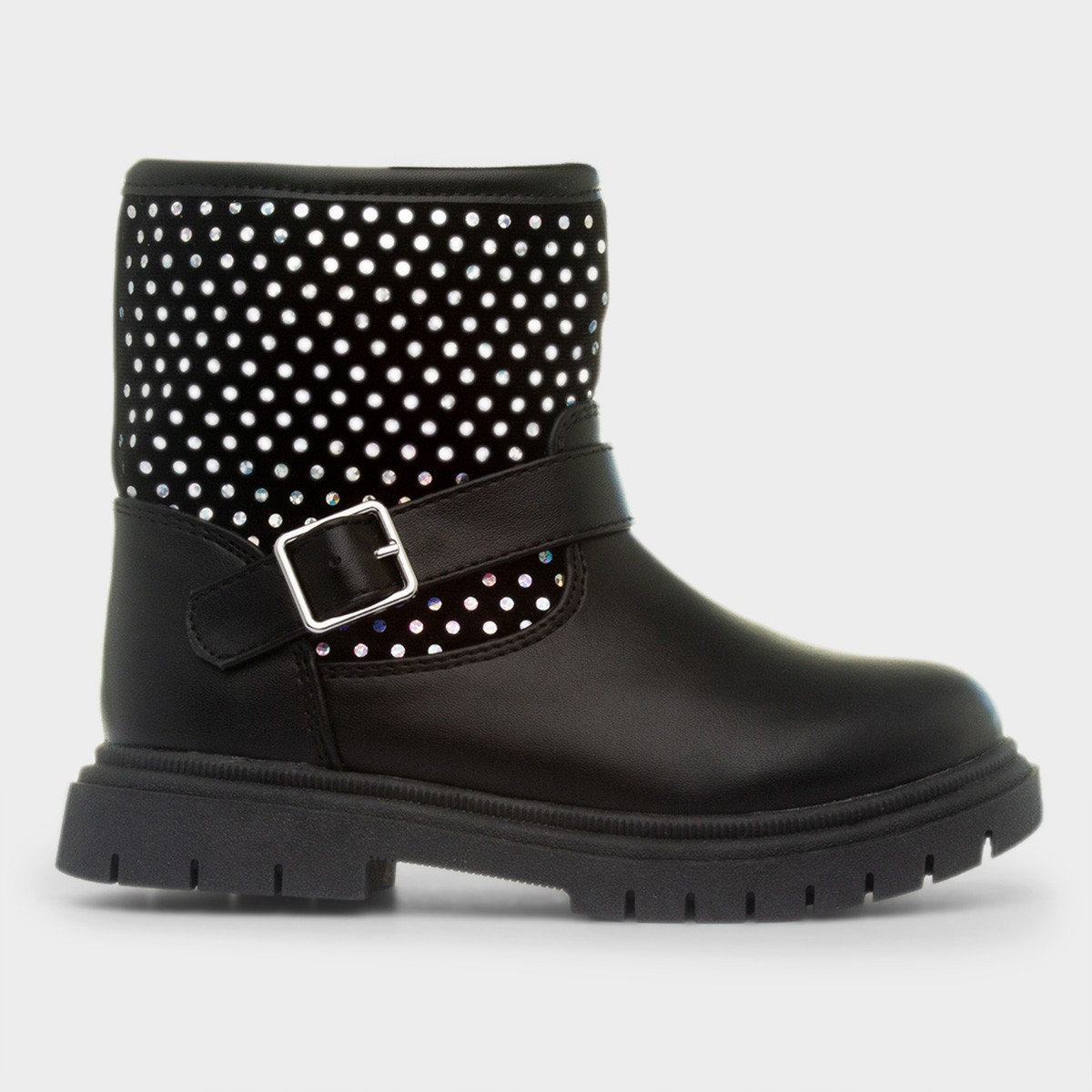 Rue Girls Black Zip Up Ankle Boot