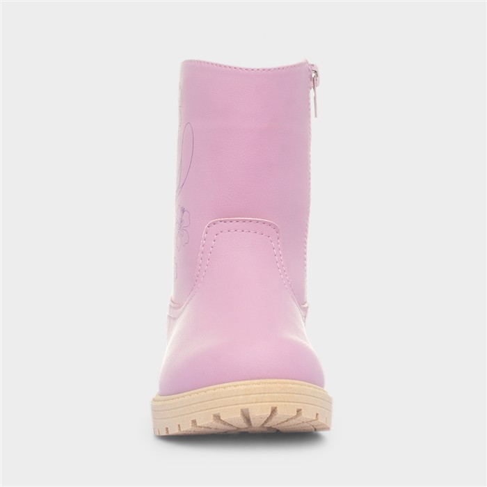 Pink Kids Character Ankle Boot