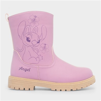 Pink Kids Character Ankle Boot