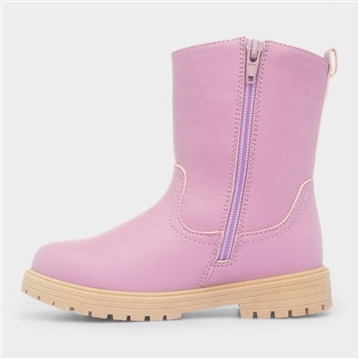 Pink Kids Character Ankle Boot