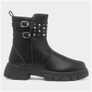 Happy Bee Girls Black Ankle Zip Up Boot (Click For Details)