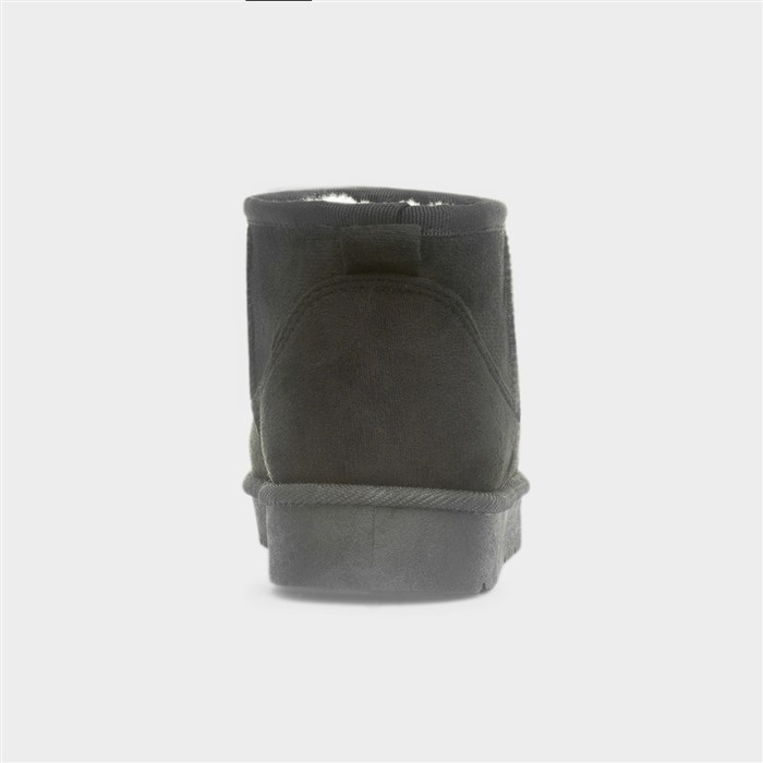 Edie Girls Black Ankle Slip On Boot