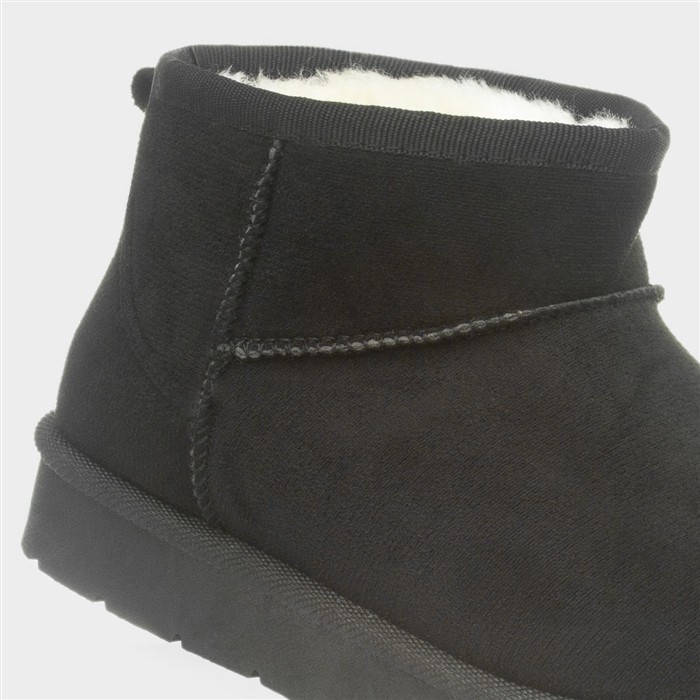 Edie Girls Black Ankle Slip On Boot