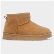 Little Diva Edie Girls Chestnut Ankle Pull On Boot (Click For Details)