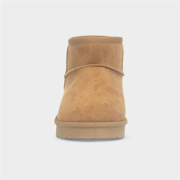 Edie Girls Chestnut Ankle Slip On Boot