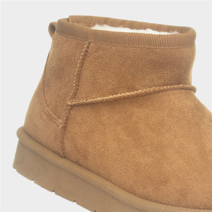 Edie Girls Chestnut Ankle Slip On Boot