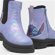 Disney Stitch Vera Kids Purple Ankle Boot (Click For Details)