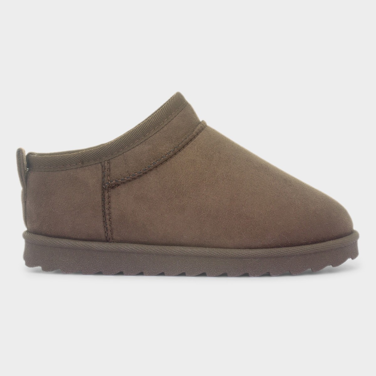 Carly Girls Chocolate Brown Slip On Boot