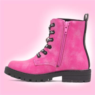 Kids Fuchsia Ankle Boot