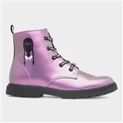 Wednesday Kids Metallic Lilac Shiny Boot (Click For Details)